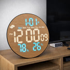 SimpluAcasa™ Ceas digital LED de perete 26 cm — Confort Practic Pentru Casa Ta