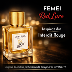 Mislina Red Lure (Cod 130) – Parfum Damă 50ml, Inspirație Interdit Rouge | Intens, Floral-Lemnos, M130