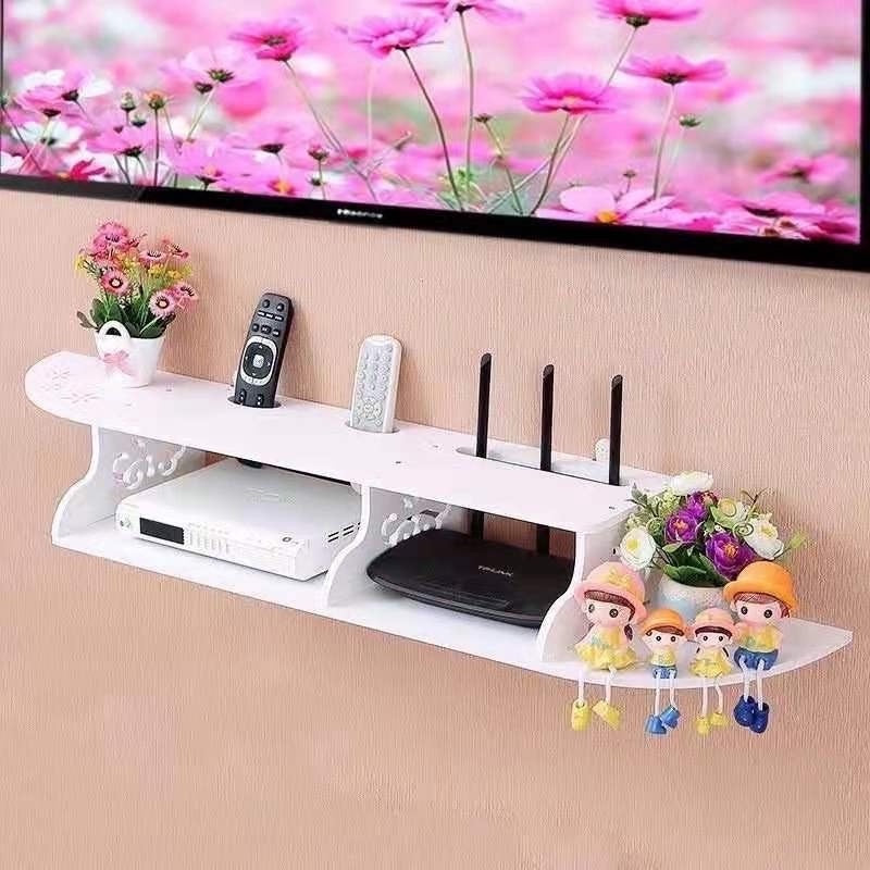 Suport router sau receiver TV, cu 3 compartimente, 100 cm Imagine principală a produsului