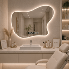 SimpluAcasa™ Oglinda led moderna 80x60 — Confort Practic Pentru Casa Ta