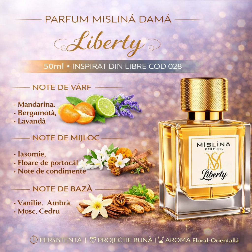 Parfum Mislina Damă Liberty 50ml – Inspirat din Libre, M028