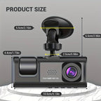 SimpluAcasa™ RESIGILAT - Camera auto tripla FullHD — Control și Siguranță Zi de Zi