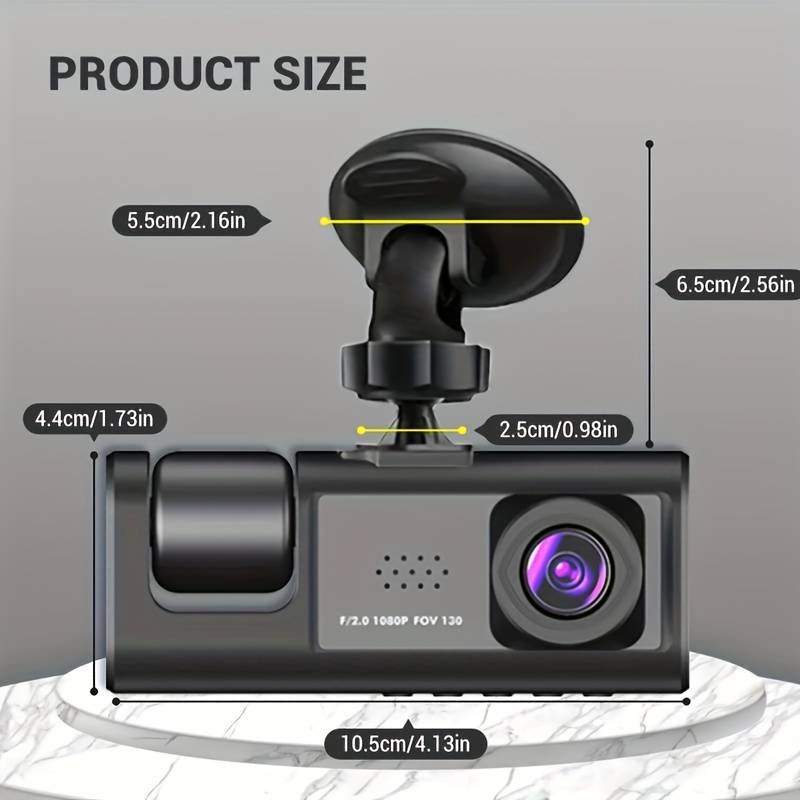 SimpluAcasa™ RESIGILAT - Camera auto tripla FullHD — Control și Siguranță Zi de Zi