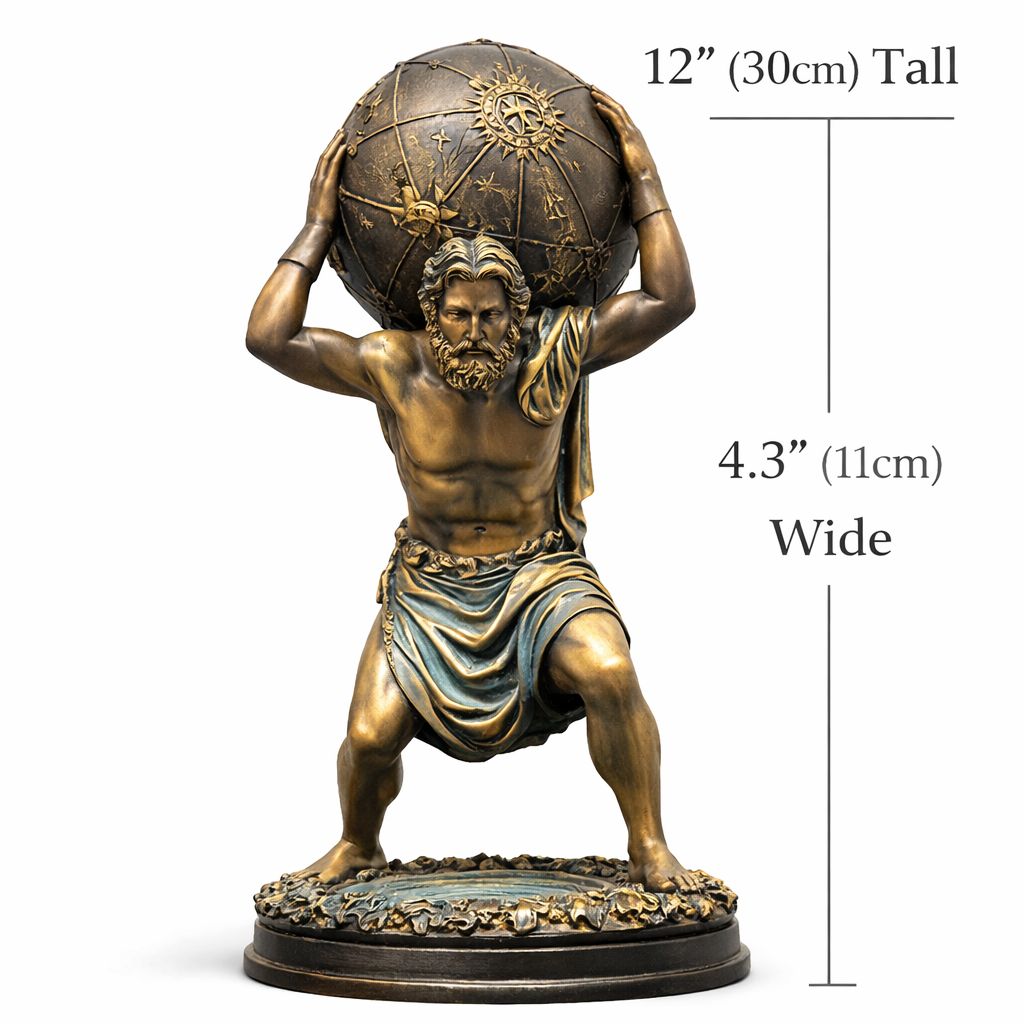 SimpluAcasa™ decorativa Atlas – rasina – design clasic impunator 11 x — Confort Practic Pentru Casa Ta