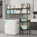 SimpluAcasa™ Raft Depozitare Masina Spalat sau Toaleta 138x106x25cm Metal — Confort Practic Pentru Casa Ta