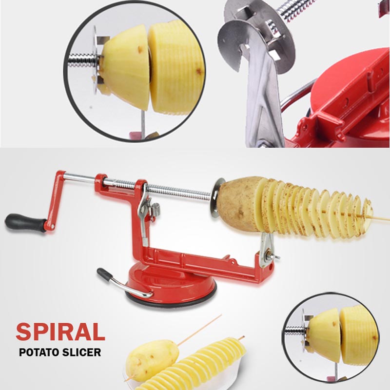 SimpluAcasa™ RESIGILAT - Dispozitiv pentru taiat cartofi in spirala Spiral Potato — Mai Mult Confort în Bucătărie Imagine principală a produsului
