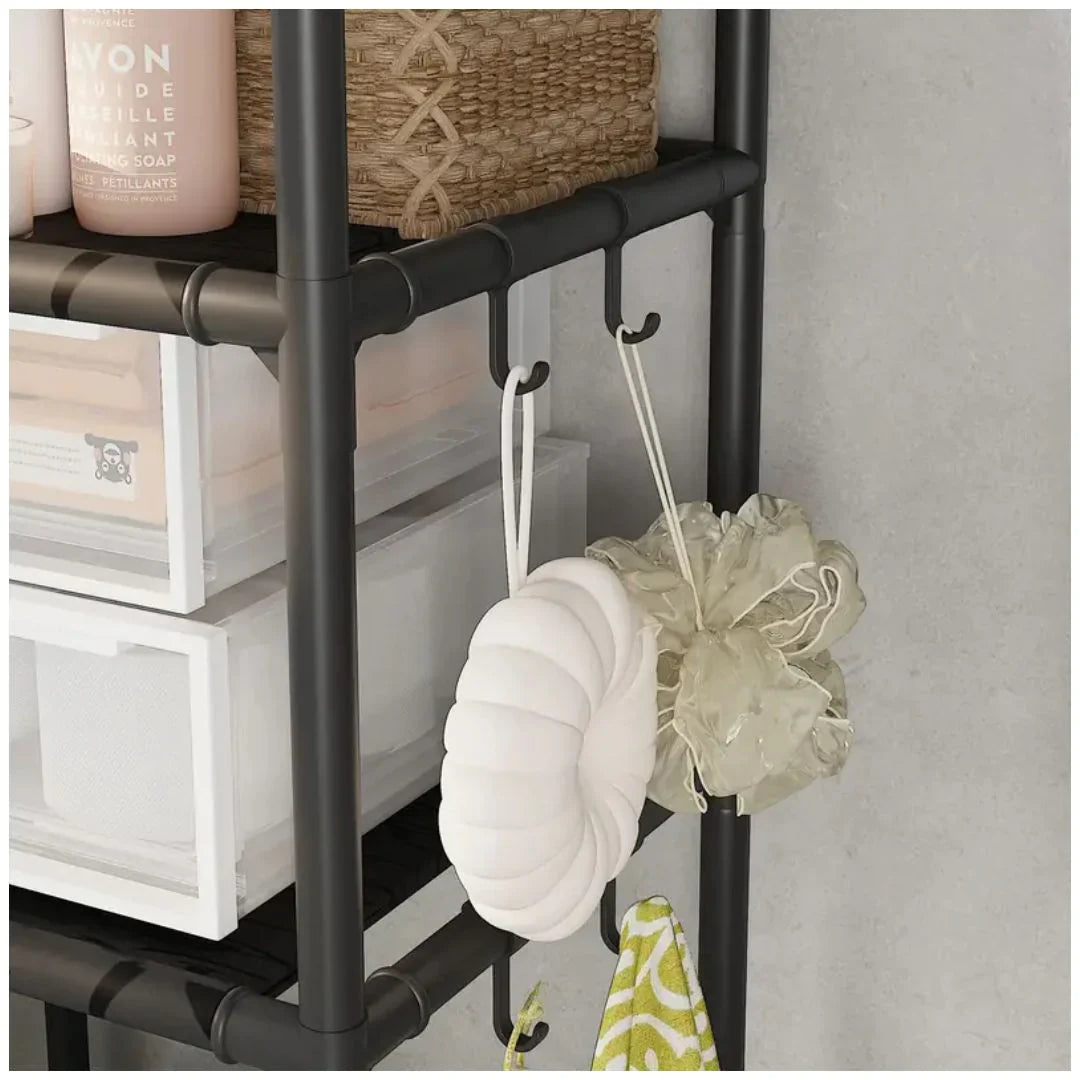 SimpluAcasa™ Raft Depozitare Masina Spalat sau Toaleta 138x106x25cm Metal — Confort Practic Pentru Casa Ta