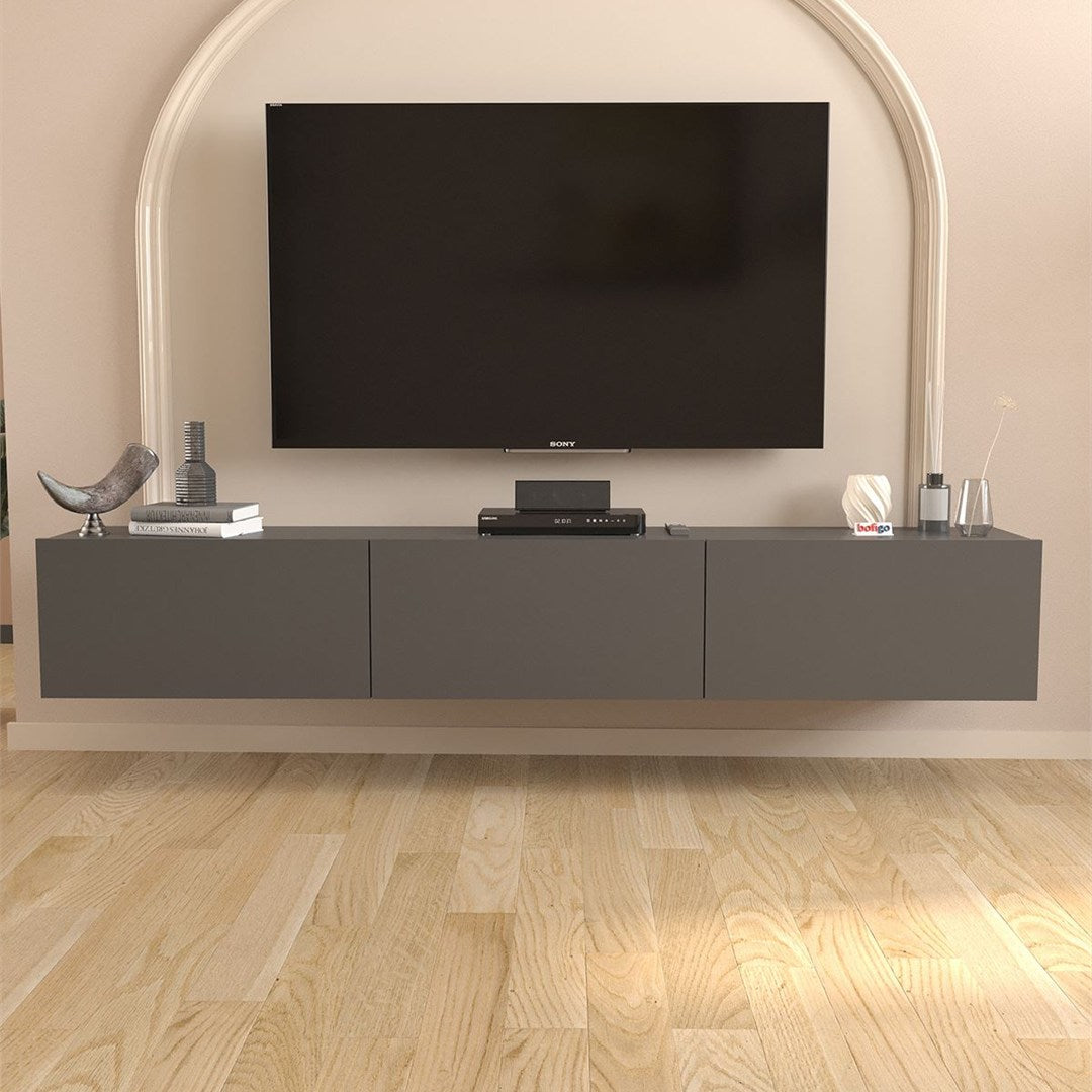 SimpluAcasa™ Comoda TV Marvel 180 cm suport televizor mare pana la — Confort Practic Pentru Casa Ta