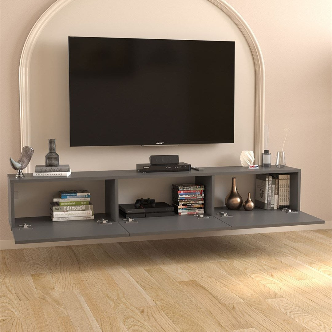 SimpluAcasa™ Comoda TV Marvel 180 cm suport televizor mare pana la — Confort Practic Pentru Casa Ta