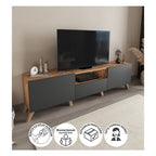 SimpluAcasa™ Comoda TV living 160 cm PAL melaminat 18 mm clasa — Confort Practic Pentru Casa Ta