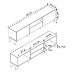 SimpluAcasa™ Comoda TV living 160 cm PAL melaminat 18 mm clasa — Confort Practic Pentru Casa Ta