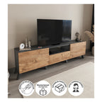 SimpluAcasa™ Comoda TV living 160 cm PAL melaminat 18 mm clasa — Confort Practic Pentru Casa Ta