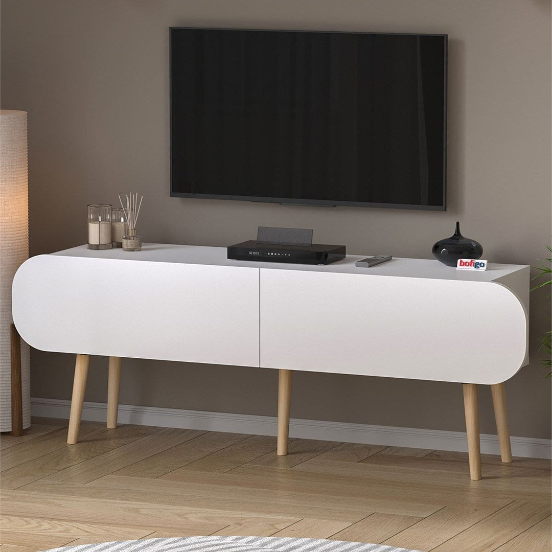 SimpluAcasa™ Comoda TV Sicily 120 cm PAL melaminat 18 mm clasa — Confort Practic Pentru Casa Ta