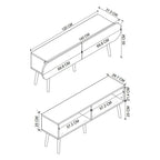 SimpluAcasa™ Comoda TV Sicily 120 cm PAL melaminat 18 mm clasa — Confort Practic Pentru Casa Ta
