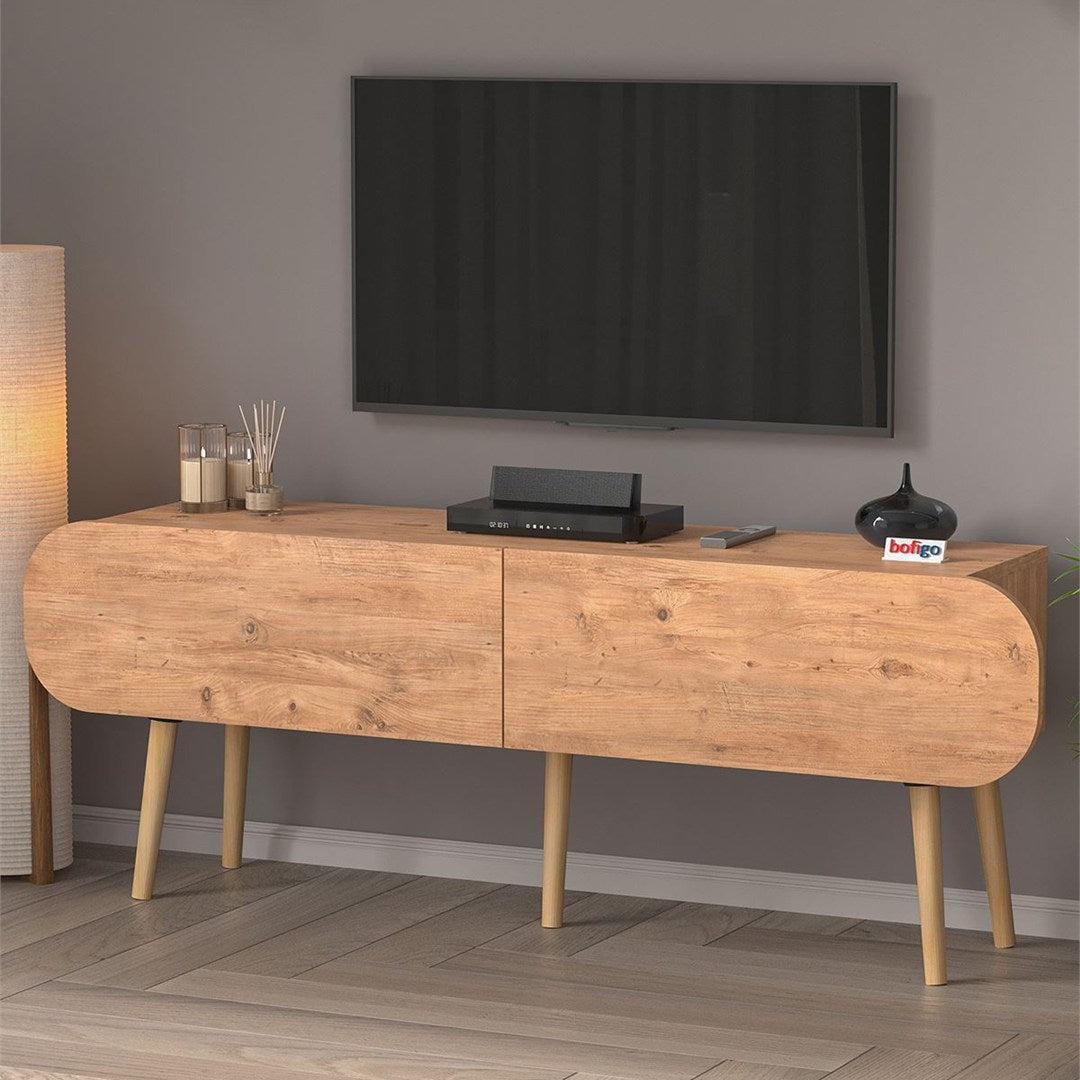 SimpluAcasa™ Comoda TV Sicily 120 cm PAL melaminat 18 mm clasa — Confort Practic Pentru Casa Ta