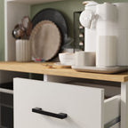 SimpluAcasa™ Dulap Aybuke multifunctional cu 4 usi si sertar mobilier bucatarie — Mai Mult Confort în Bucătărie