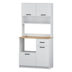 SimpluAcasa™ Dulap Aybuke multifunctional cu 4 usi si sertar mobilier bucatarie — Mai Mult Confort în Bucătărie