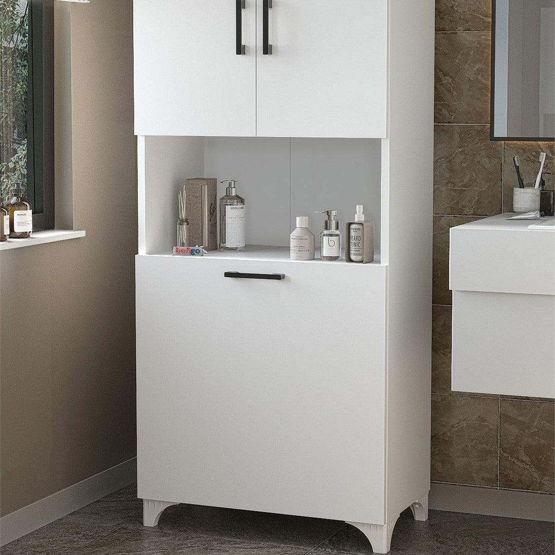 SimpluAcasa™ Dulap baie Damla inalt 60 x 175 cm PAL melaminat — Confort Practic Pentru Casa Ta Imagine secundară a produsului