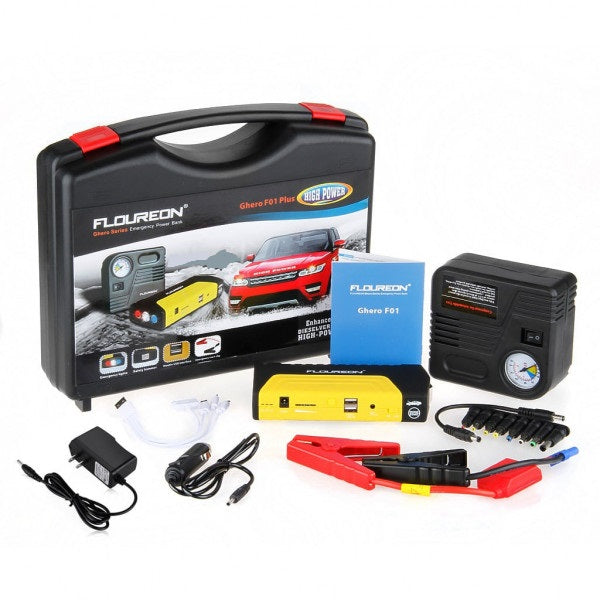 Robot pornire auto portabil, cu acumulator 68800 mAh + compresor auto Imagine principală a produsului