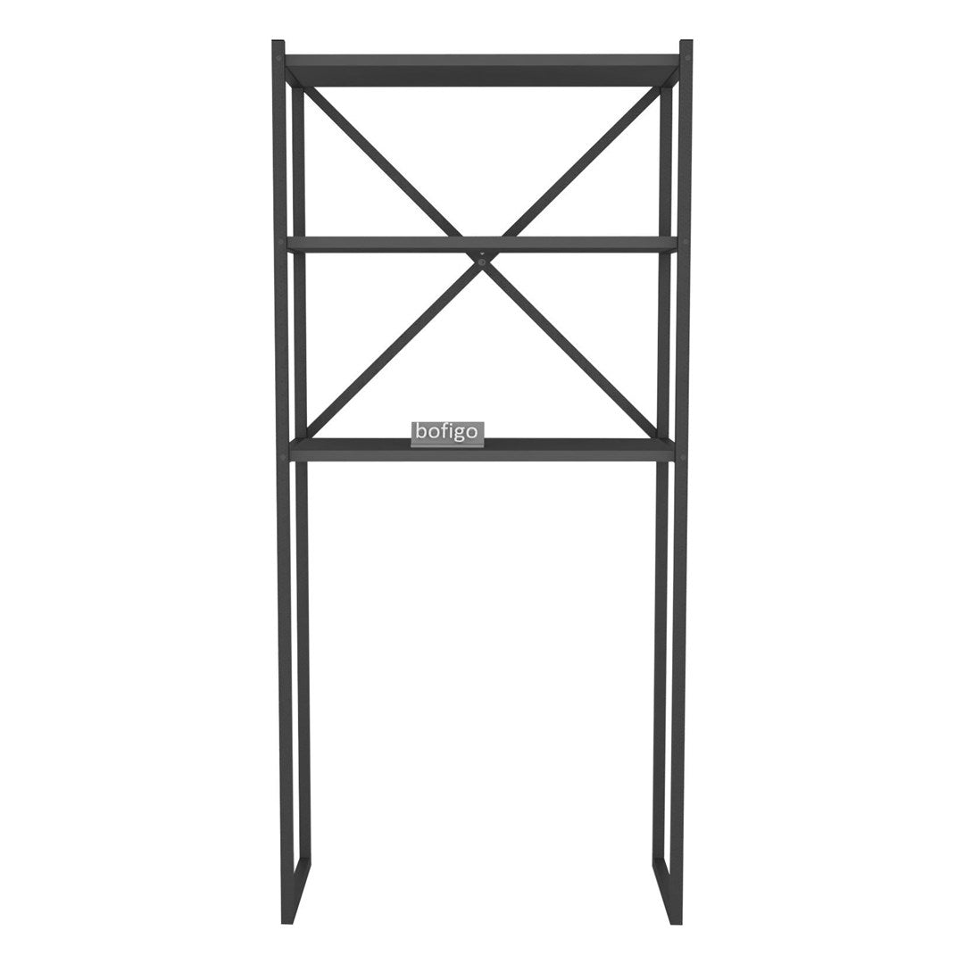 SimpluAcasa™ Organizator baie metalic multifunctional raft baie cu 4-5 polite deschise — Mai Mult Confort în Bucătărie
