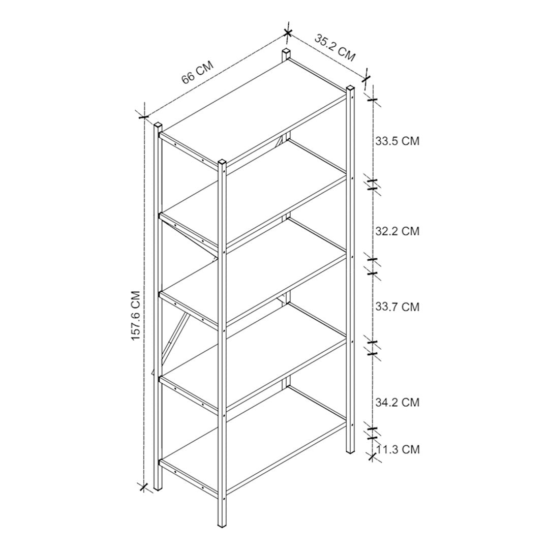 SimpluAcasa™ Organizator bucatarie cu 5 rafturi metalice raft bucatarie 50 x — Mai Mult Confort în Bucătărie