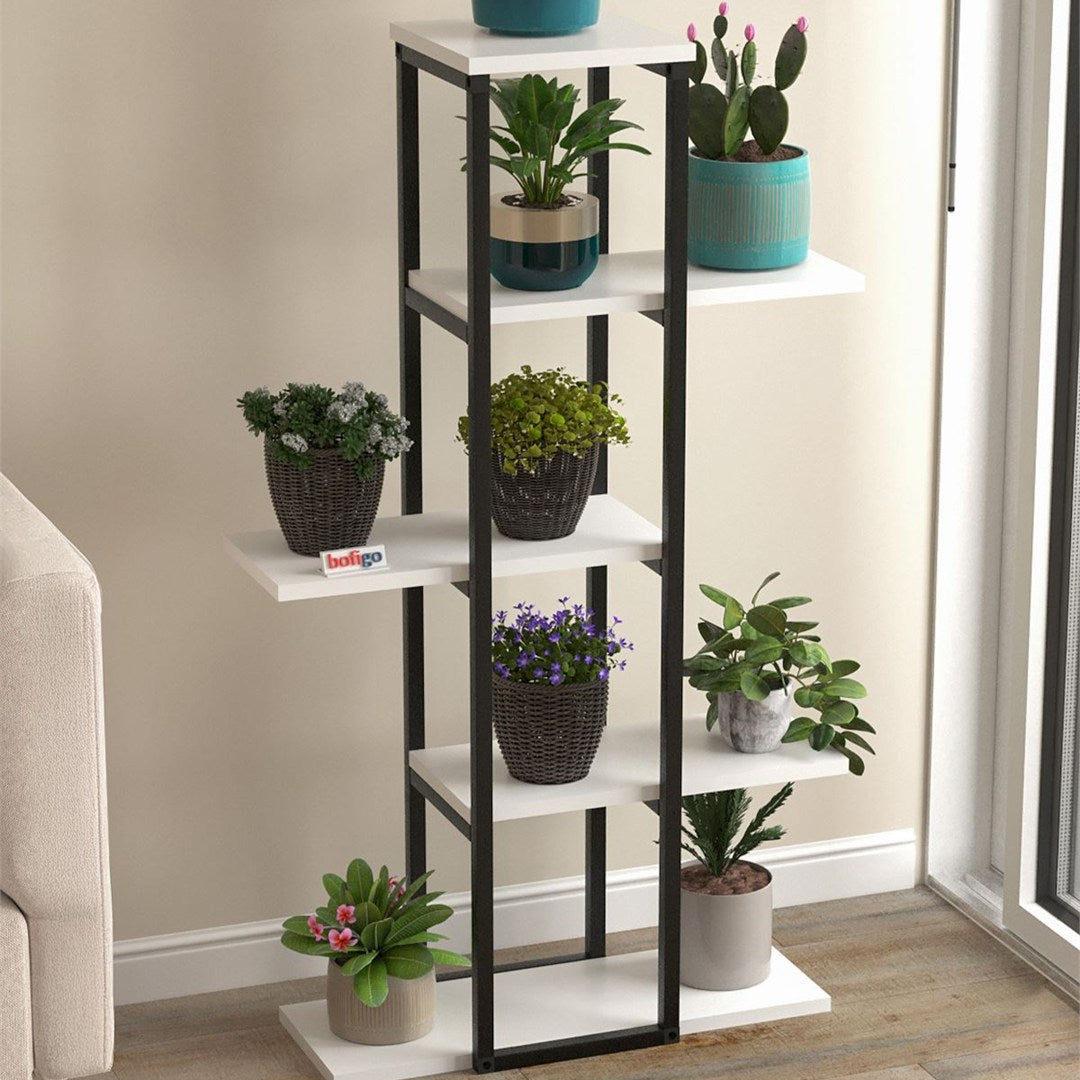 SimpluAcasa™ Suport flori Papatya multifunctional etajera decorativa pentru ghivece — Confort Practic Pentru Casa Ta Imagine principală a produsului