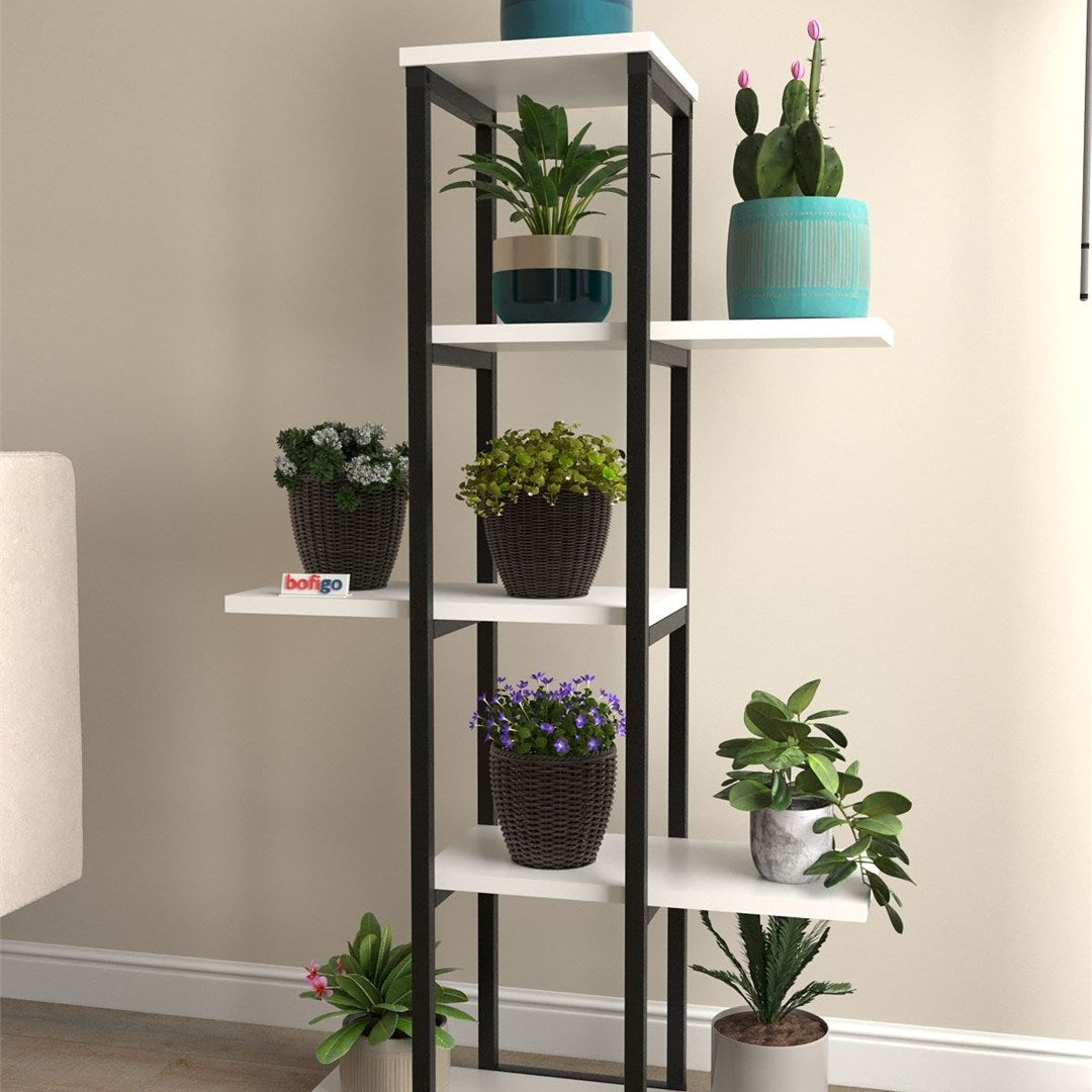 SimpluAcasa™ Suport flori Papatya multifunctional etajera decorativa pentru ghivece — Confort Practic Pentru Casa Ta Imagine secundară a produsului
