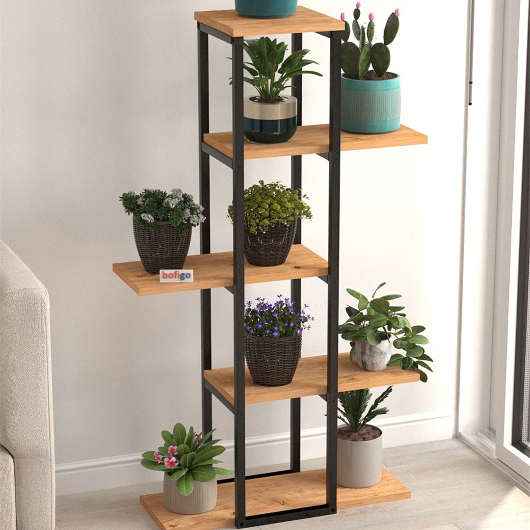 SimpluAcasa™ Suport flori Papatya multifunctional etajera decorativa pentru ghivece — Confort Practic Pentru Casa Ta
