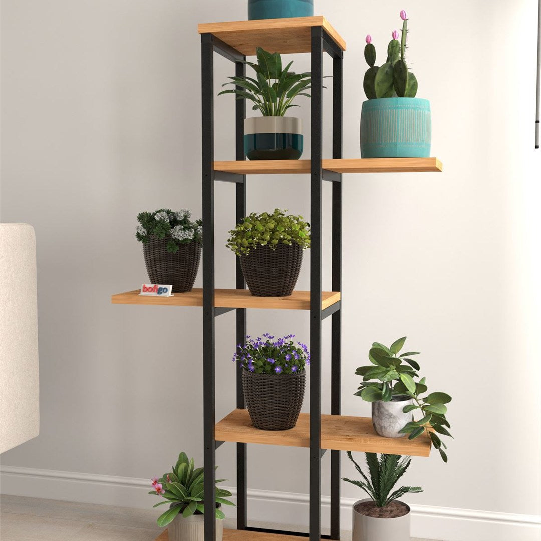 SimpluAcasa™ Suport flori Papatya multifunctional etajera decorativa pentru ghivece — Confort Practic Pentru Casa Ta