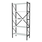 SimpluAcasa™ Biblioteca decorativa cu 5 rafturi raft carti living sau birou — Confort Practic Pentru Casa Ta