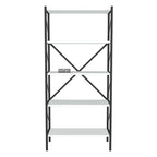 SimpluAcasa™ Biblioteca decorativa cu 5 rafturi raft carti living sau birou — Confort Practic Pentru Casa Ta