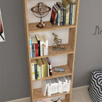 SimpluAcasa™ Biblioteca decorativa cu 5 rafturi din PAL etajera carti 60 — Confort Practic Pentru Casa Ta