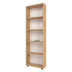 SimpluAcasa™ Biblioteca decorativa cu 5 rafturi din PAL etajera carti 60 — Confort Practic Pentru Casa Ta