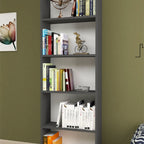 SimpluAcasa™ Biblioteca decorativa cu 5 rafturi din PAL etajera carti 60 — Confort Practic Pentru Casa Ta