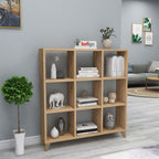 SimpluAcasa™ Biblioteca Cub cu 9 compartimente si rafturi etajera carti 100 — Confort Practic Pentru Casa Ta