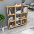 SimpluAcasa™ Biblioteca Cub cu 9 compartimente si rafturi etajera carti 100 — Confort Practic Pentru Casa Ta