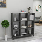 SimpluAcasa™ Biblioteca Cub cu 9 compartimente si rafturi etajera carti 100 — Confort Practic Pentru Casa Ta