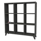 SimpluAcasa™ Biblioteca Cub cu 9 compartimente si rafturi etajera carti 100 — Confort Practic Pentru Casa Ta
