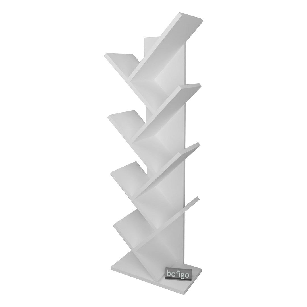 SimpluAcasa™ Biblioteca Copac cu rafturi decorative etajera living 60 x 170 — Confort Practic Pentru Casa Ta Imagine secundară a produsului