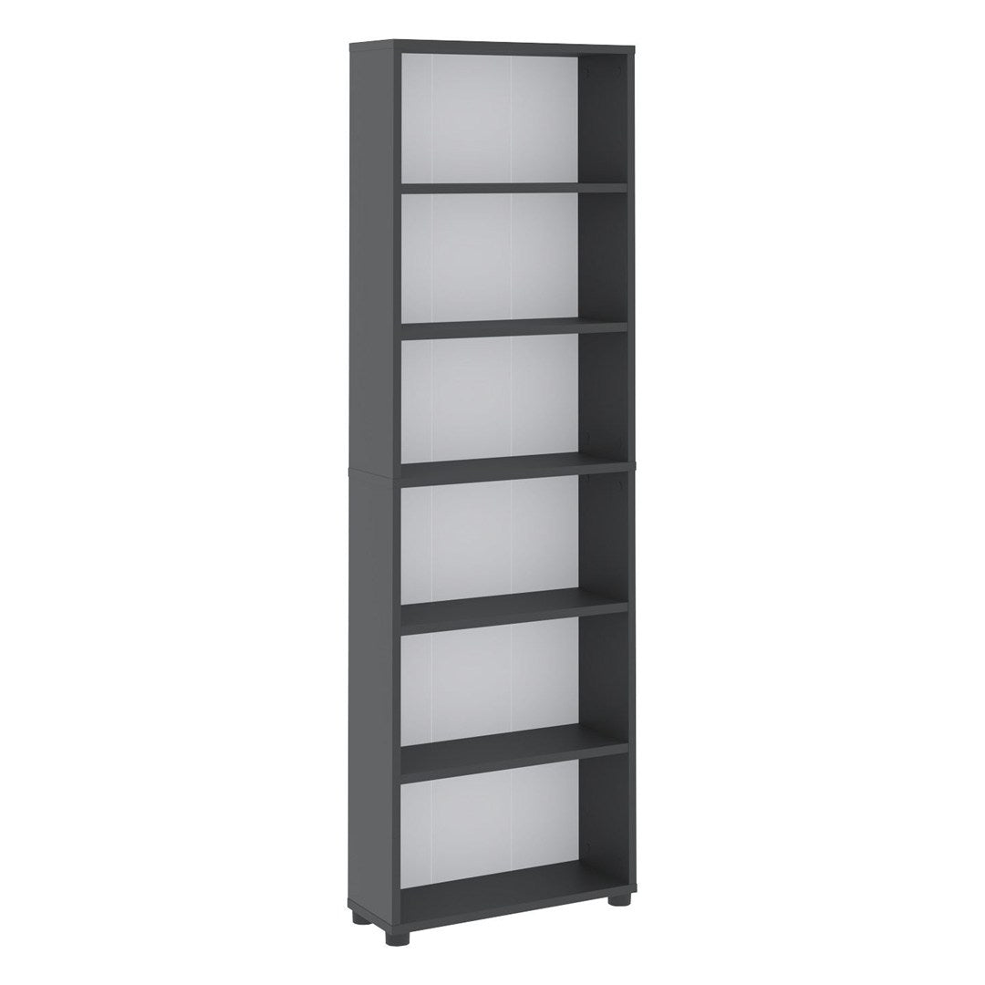 SimpluAcasa™ Biblioteca cu 6 rafturi din PAL etajera carti 60 x — Confort Practic Pentru Casa Ta