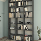 SimpluAcasa™ Biblioteca cu rafturi multiple design original etajera carti 80 x — Confort Practic Pentru Casa Ta