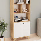 SimpluAcasa™ Biblioteca Smyrna cu 8 rafturi etajera carti 90 x 180 — Confort Practic Pentru Casa Ta