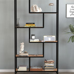 SimpluAcasa™ Biblioteca Larissa clasica cu rafturi multiple etajera carti 80 x — Confort Practic Pentru Casa Ta