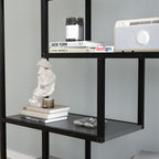SimpluAcasa™ Biblioteca Larissa clasica cu rafturi multiple etajera carti 80 x — Confort Practic Pentru Casa Ta