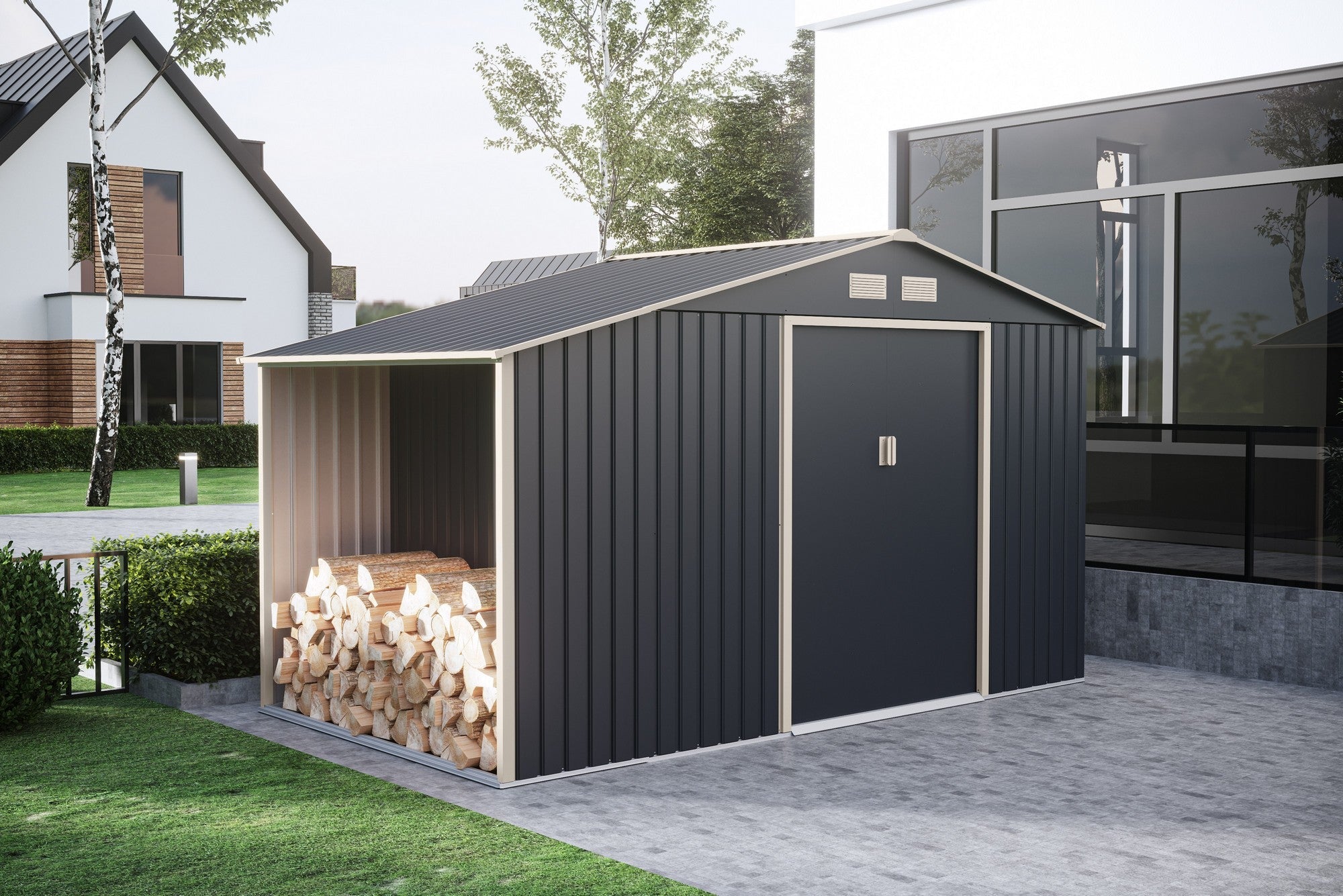 SimpluAcasa™ Casuta / magazie de gradina premium metalica — Lucrări Mai Simple și Eficiente