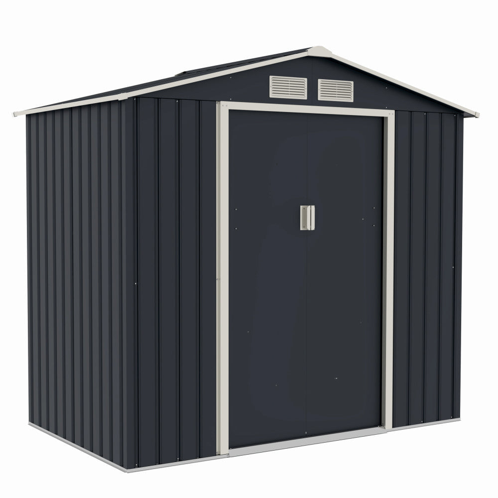 SimpluAcasa™ Casuta / magazie de gradina premium metalica Archer-A — Lucrări Mai Simple și Eficiente