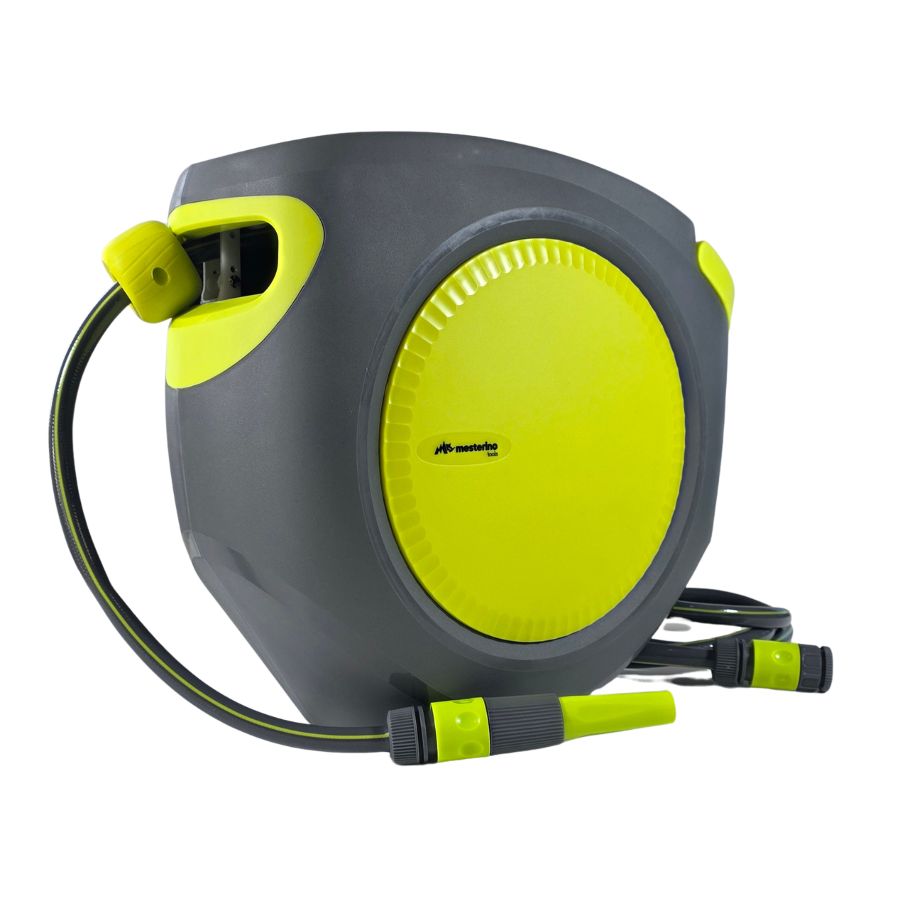 SimpluAcasa™ Furtun cu tambur retractabil automat 25m+2m TOOLS NW-I25 1/2 inch — Lucrări Mai Simple și Eficiente Imagine secundară a produsului
