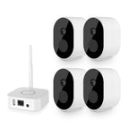 SimpluAcasa™ Kit mini NVR Video N44WEH+I41DL*4 tip baza cu 4 camere — Control și Siguranță Zi de Zi