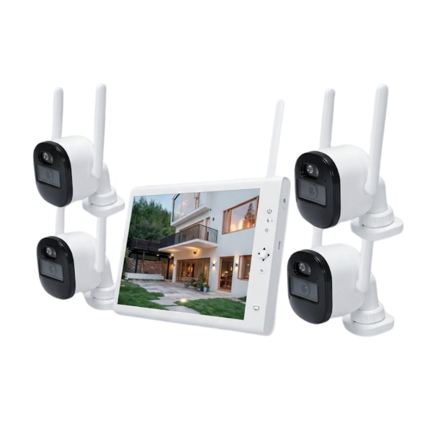 SimpluAcasa™ Sistem performant de supraveghere video N44WEV+I41DM*4 NVR cu ecran 10 — Control și Siguranță Zi de Zi