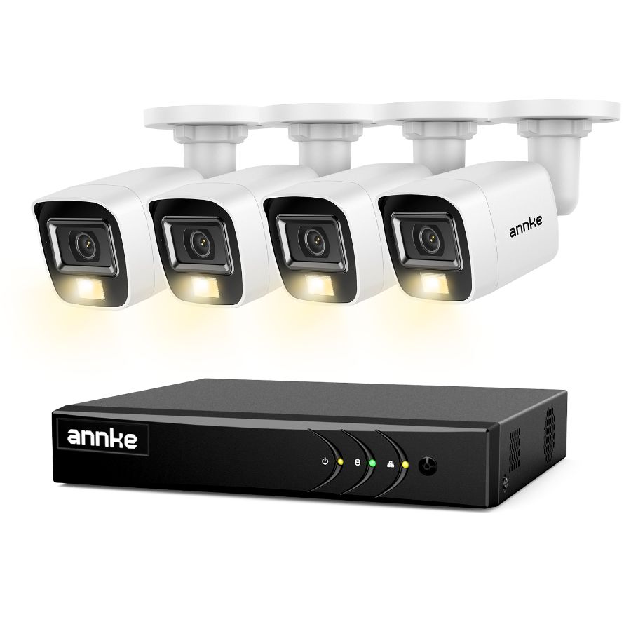 SimpluAcasa™ Sistem performant de supraveghere video DW81KN+CR1CV*4 4 camere tip Bullet — Control și Siguranță Zi de Zi